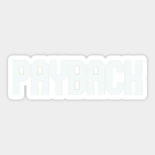 payback Sticker